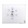 Legamaster Unite whiteboard magnetisch gelakt staal 150 x 120 cm 262062 - 3