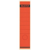 Leitz 1640 zelfklevende rugetiketten breed 61 x 285 mm rood (10 stuks) 16400025 211032