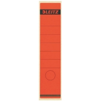Leitz 1640 zelfklevende rugetiketten breed 61 x 285 mm rood (10 stuks) 16400025 211032