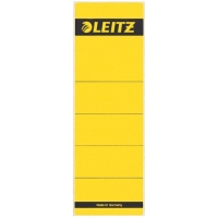 Leitz 1642 rugetiketten 61 x 191 mm zelfklevend breed geel (10 stuks) 16420015 211018
