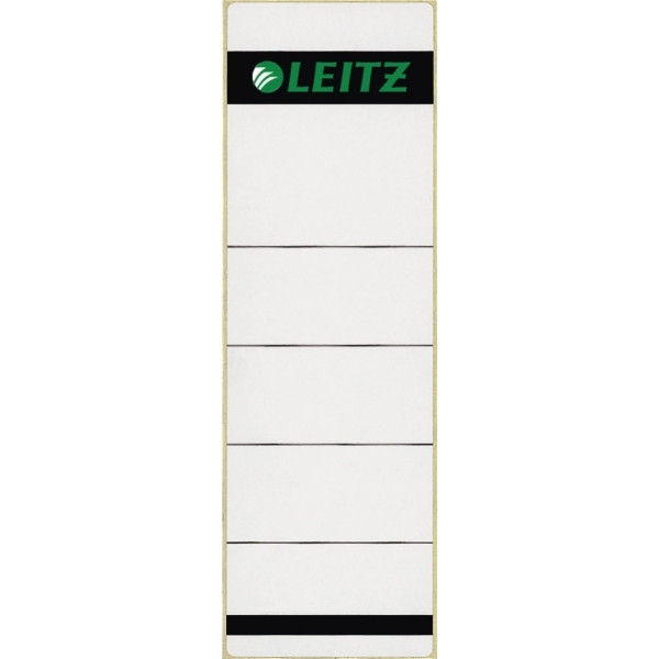 Leitz 1642 zelfklevende rugetiketten breed 61 x 191 mm grijs (10 stuks) 16420085 211026 - 1