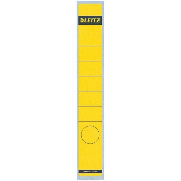 Leitz 1648 zelfklevende rugetiketten smal 39 x 285 geel (10 stuks) 16480015 211050 - 1