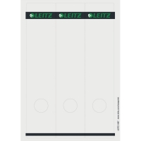 Leitz 1687 zelfklevende printbare rugetiketten breed en lang 61 x 285 mm wit (75 stuks) 16870085 211066