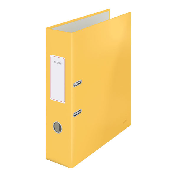 Leitz 180° Cosy ordner A4 karton warm geel met soft touch 80 mm 10610019 226356 - 1