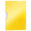 Leitz 4185 WOW colorclip klemmap geel A4 voor 30 pagina's