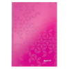 Leitz 4627 WOW schrijfblok A5 gelinieerd 90 grams 80 vel roze 46271023 211502