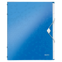 Leitz 4633 WOW sorteermap blauw metallic (6 tabs) 46330036 211890