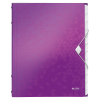 Leitz 4634 WOW sorteermap paars metallic (12 tabs) 46340062 211898