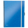 Leitz 4645 WOW be mobile book A4 geruit 80 grams 80 vel blauw metallic 46450036 211734