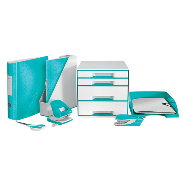 Leitz 5008 NeXXt WOW perforator ijsblauw metallic 2-gaats (30 vel) 211796 - 7