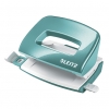 Leitz 5060 WOW mini perforator 2-gaats ijsblauw metallic (10 vel) 50601051 226009