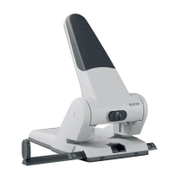 Leitz 5180 Heavy Duty perforator zilver 2-gaats (65 vel) 211396