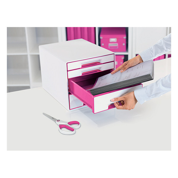 Leitz 5213 WOW ladeblok roze metallic (4 laden) 52132023 202534 - 6