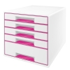 Leitz 5214 WOW ladeblok roze metallic (5 laden)