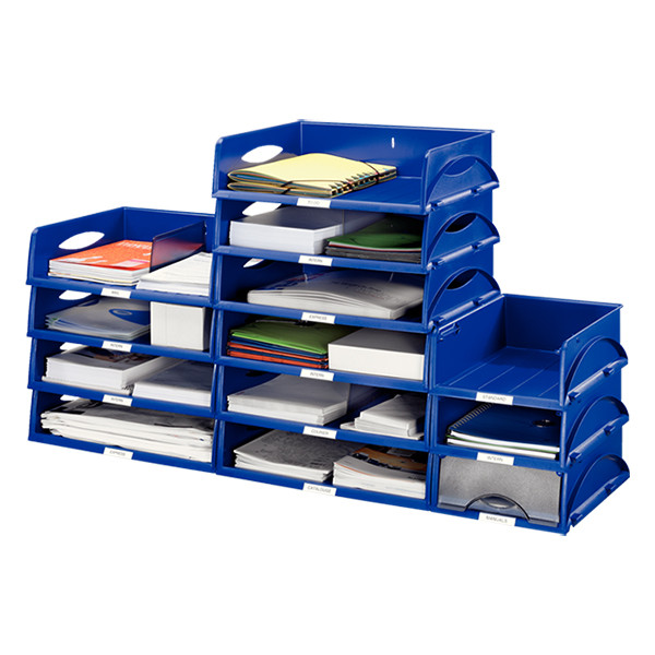 Leitz 5230 standaard Sorty opbergbak A4/folio blauw 52300035 202512 - 