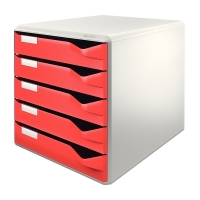 Leitz 5280 ladeblok rood (5 laden) 52800025 211206