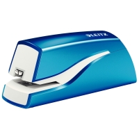 Leitz 5566 WOW elektrische nietmachine blauw metallic (10 vel) 55661036 226033