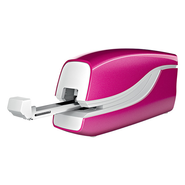 Leitz 5566 WOW elektrische nietmachine roze metallic (10 vel) 55661023 226032 - 2