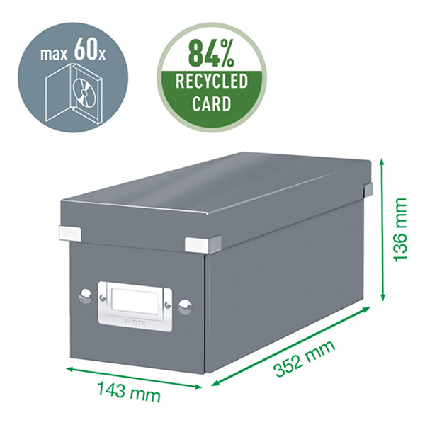 Leitz 6041 WOW cd-box wit 60410001 211122 - 2