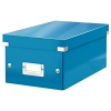 Leitz 6042 WOW dvd-box blauw metallic