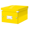 Leitz 6043 WOW kleine opbergdoos geel 60430016 226272