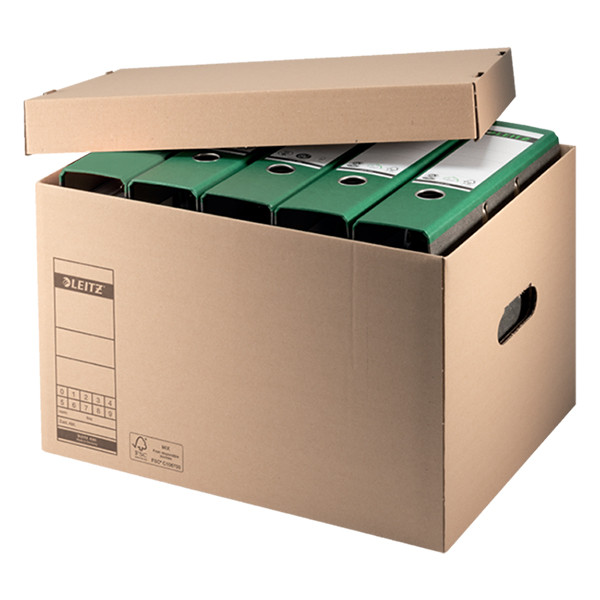 Leitz 6081 archief- en transportdoos A4 455 x 275 x 340 mm (10 stuks) 60810000 203854 - 2