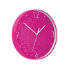 Leitz 9015 WOW kunststof wandklok roze met roze wijzerplaat (Ø 29 cm) 90150023 226302