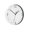 Leitz 9015 WOW kunststof wandklok wit met witte wijzerplaat (Ø 29 cm) 90150001 226305