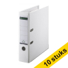 Aanbieding: 10x Leitz 1010 ordner A4 plastic wit 80 mm