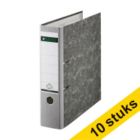 Aanbieding: 10x Leitz 1080 ordner A4 karton grijs 80 mm 211469