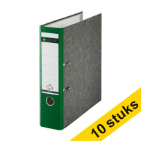 Aanbieding: 10x Leitz 1080 ordner A4 karton groen 80 mm 211225