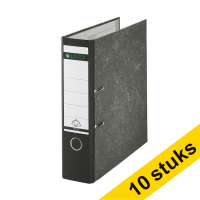 Aanbieding: 10x Leitz 1080 ordner A4 karton zwart 80 mm 202499