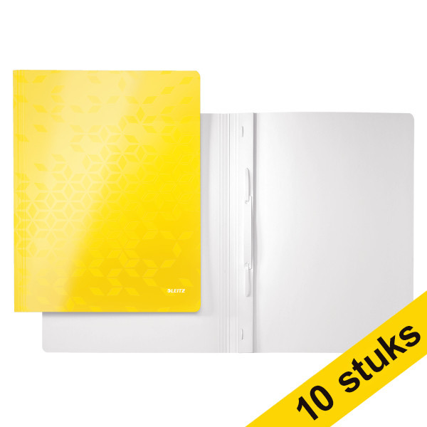 Aanbieding: 10x Leitz 3001 WOW offertemap geel 280036 - 1