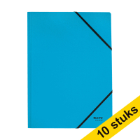 Aanbieding: 10x Leitz Recycle elastomap karton blauw A4