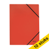 Aanbieding: 10x Leitz Recycle elastomap karton rood A4 227581 - 1
