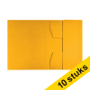 Aanbieding: 10x Leitz Recycle kartonnen 3-klepsmap A4 geel 227576 - 1