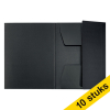 Aanbieding: 10x Leitz Recycle kartonnen 3-klepsmap A4 zwart 280023 - 1