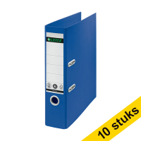 Aanbieding: 10x Leitz Recycle ordner A4 papier maché blauw 80 mm