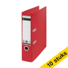 Aanbieding: 10x Leitz Recycle ordner A4 papier maché rood 80 mm 227569 - 1