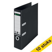 Aanbieding: 10x Leitz Recycle ordner A4 papier maché zwart 80 mm