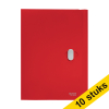 Aanbieding: 10x Leitz Recycle plastic 3-klepsmap A4 met sluiting rood 227585 - 1