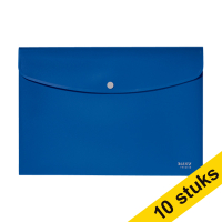 Aanbieding: 10x Leitz Recycle projectmap met drukknop blauw (1 vak)