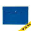 Aanbieding: 10x Leitz Recycle projectmap met drukknop blauw (1 vak) 227588 - 1