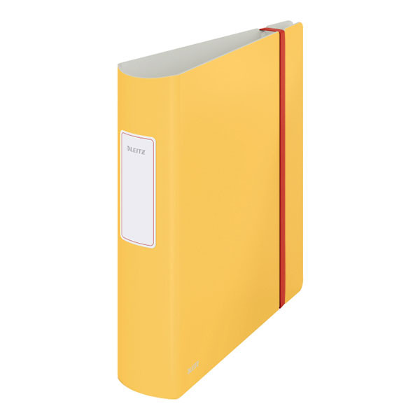 Leitz Cosy Notitieboek A5 Soft Touch gelijnd met harde kaft Warm geel