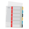Leitz Cosy bedrukbare kartonnen tabbladen A4 met 6 tabs (11-gaats) 12460000 226366
