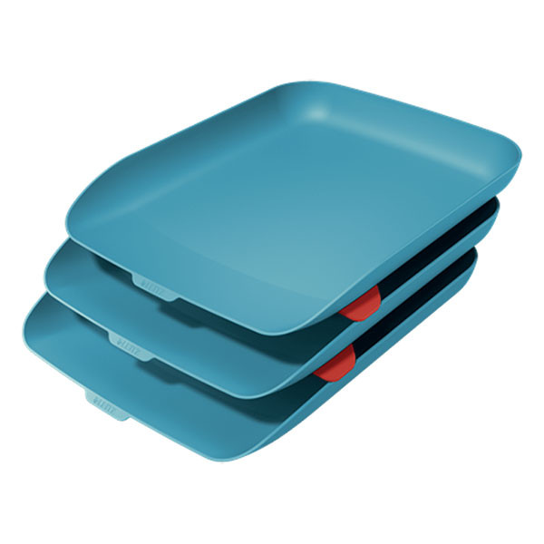 Leitz Cosy brievenbak sereen blauw (3 stuks) 53582061 226419 - 