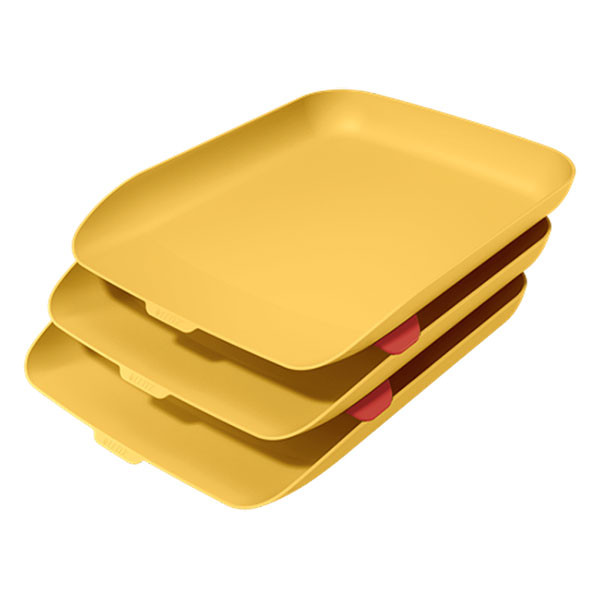 Leitz Cosy brievenbak warm geel (3 stuks) 53582019 226418 - 1