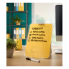 Leitz Cosy bureau flipover glasbord warm geel met marker 39470019 226427 - 6