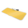 Leitz Cosy bureau glasbord warm geel met marker 52690019 226424