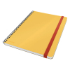 Leitz Cosy notitieboek B5 geruit soft touch 90 grams 96 vel warm geel 44840019 226382
